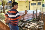 Reservatório de água na EM Laura Kiehl ainda não foi concluído