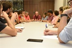 Reunião com membros do movimento ocorreu na Sala da Presidência
