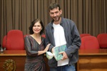 Eliete Nunes, secretária de Assistência e Desenvolvimento Social, e o palestrante Sidney Aguilar Filho