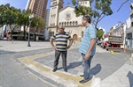 Vereador esteve no local na manhã desta quarta-feira