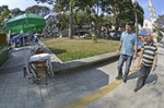 Vereador esteve no local na manhã desta quarta-feira