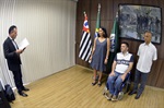 Eliana Costa, Adriano Antônio Costa e o vereador André Bandeira. 