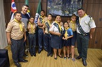 Câmara recebe grupo de Desbravadores da região do Bosques do Lenheiro