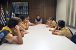 Câmara recebe grupo de Desbravadores da região do Bosques do Lenheiro