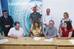 Assinatura dos convênios ocorreu na tarde desta quinta-feira, no auditório do Museu da Água