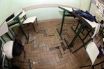 Foto mostra como era a escola antes da reforma