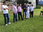 Gilmar Rotta participa de assinatura de contrato no Jardim Caxambú