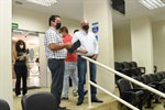 A visita passou pelo plenário