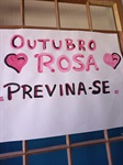 Unidades incentivam campanha do Outubro Rosa