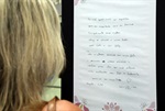 Exposição "Uma carta para você" traz 26 mensagens escritas por mulheres