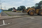 Paraná acompanhou na manhã desta quarta (13) as obras de construção de um estacionamento para veículos ao lado da Escola Estadual "Professor Eduir Benedicto Scarppari"