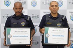 Guardas civis Ermisson Soares e Levi Ribeiro Russo foram os primeiros a atenderem a ocorrência