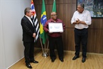 Da esquerda para a direita: Laércio Trevisan Jr. (PL), Márcio Alves Martins e Paulo Campos