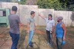 Moradores locais acompanharam a visita técnica