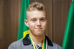 Atleta Bruno Barbedo, de 15 anos, conquistou a primeira etapa do Torneio de Kungu Fu, realizado em São Paulo