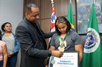Emanuelly Paiva Generoso, a Manu, conquistou a medalha de ouro no Campeonato Brasileiro de jiu-jitsu