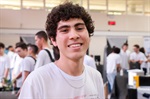 Raul Pedro Rosa, aluno do curso de Mecânica de Usinagem