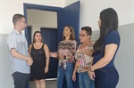 Gustavo Pompeo conheceu instalações da escola, acompanhado pelo corpo docente da unidade