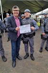 Vereador Pedro Kawai e Sarg. Gerson Candido de Moraes
