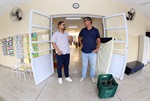 Vereador confere dinanismo de escolas municipais no retorno das aulas
