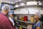 Estoque de alimentos secos da E.M. Décio Miglioranza