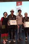 Vereadora Silvia Morales, Denis Terezani, João Scarpa e Roberta Gaio
