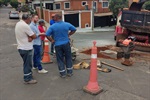 Vereador Gustavo Pompeo acompanha obras na av Cristóvão Colombo, no bairro Jardim Algodoal