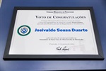 Quadro alusivo ao Voto de Congratulações aprovado por meio do requerimento 40/2023