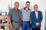 Luiz Arruda, Johnny Godoy e Carlinhos Cavalcante se reuniram nesta sexta-feira (6)