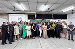 Durante o evento foi destacado o papel do botão SOS Mulher Piracicaba, que permite o rápido acionamento da GCM em casos de ameaça ou violência