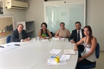 Vereadora Silvia Morales, em reunião com representantes das comissões temáticas da OAB 