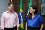 Homenageada estava acompanhada do marido, Hiram Ticianelli 