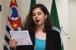 Aula prática aconteceu no plenário da Câmara