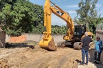 Obras nas ruas Rosa Francelina de Abreu e Jovino carlos tiveram início na semana passada