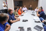 Sete vereadores se reuniram com a gerente de relacionamento da CPFL, Talita Pinotti
