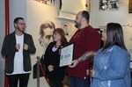 Entrega de homenagem aconteceu no hall do Salão Nobre