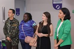 Entrega do voto de congratulações à Elisangela Cristina de Souza Quellis aconteceu no Hall do Salão Nobre "Helly de Campos Melges", da Câmara Municipal de Piracicaba