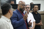 A entrega da moção de aplausos 139/2023 aconteceu no plenário "Francisco Antonio Coelho", durante a 53ª Reunião Ordinária de 2023