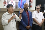 Da esquerda para a direita: Roberval Aparecido Caprecci, Acácio Godoy e Ismael Forte Valentin