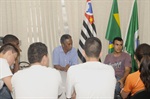 João Manoel recebe visita de grupo de alunos do Senac