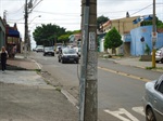 Avenida Dois Córregos - Local proposto para a instalação do ponto de ônibus