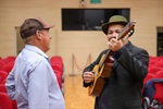 Solenidade foi marcada ainda por música ao vivo apresentada pelo homenageado e integrantes do Baque Caipira