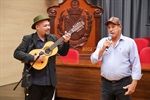 Solenidade foi marcada ainda por música ao vivo apresentada pelo homenageado e integrantes do Baque Caipira