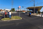 Semáforo no terminal do Sônia poderá facilitar manobras de motoristas