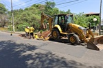 Thiago Ribeiro acompanhou o início das obras de melhorias na rua Clara Nunes