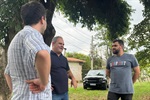 Vereador Josef Borges visitou a área com engenheiros da Semozel