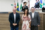 Proprietários Raquel Fessel e Fernando Bera receberam a homenagem