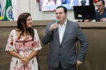 Proprietários Raquel Fessel e Fernando Bera receberam a homenagem