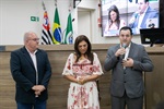 Proprietários Raquel Fessel e Fernando Bera receberam a homenagem