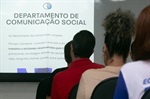 Treinamento interno para assessores sobre as atividades do Departamento de Comunicação Social